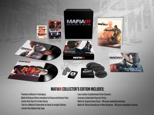 Компания 2K и студия Hangar 13 представляют коллекционное издание игры Mafia III