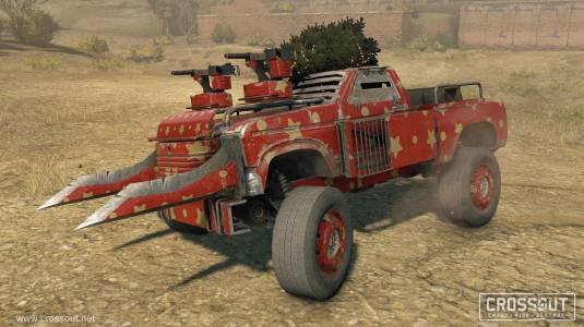Новогодние праздники в Crossout с обновлением 0.8.4 "Снежная буря"